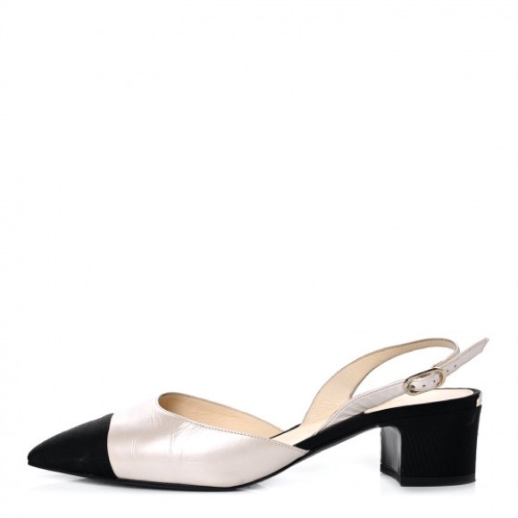 CHANEL metallic Slingback heel. Perfect condition. - Picture 2 of 16